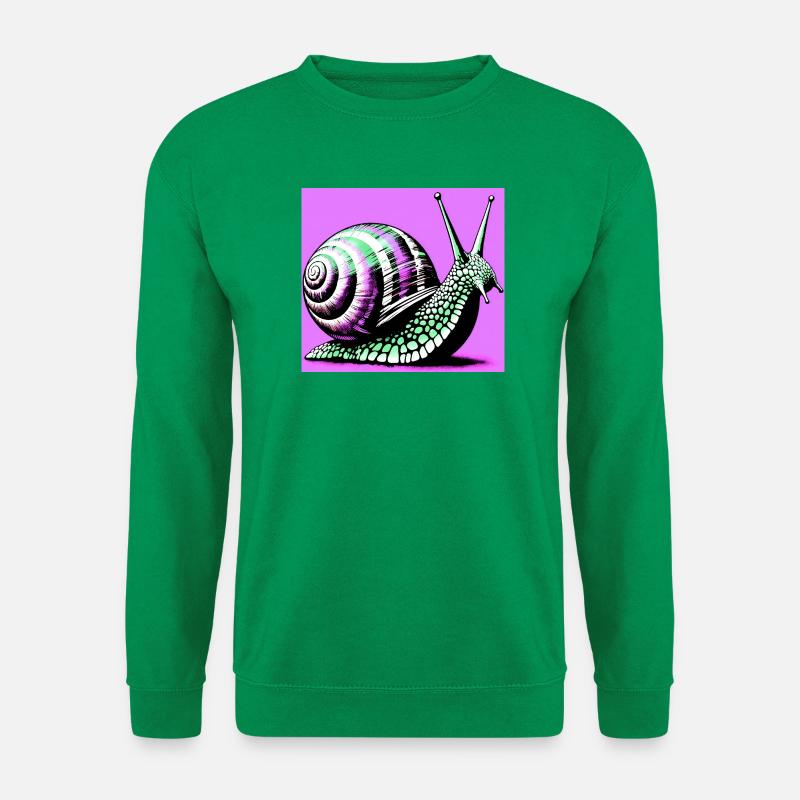 Snail - Unisex Sweatshirt - kelly green