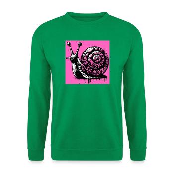 Escargot - Sweat-shirt Unisexe - vert - Devant