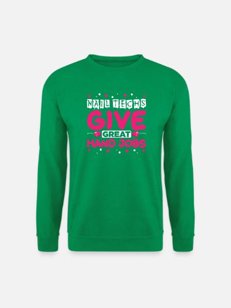 Nageldesigner Nageldesignerin Kosmetik Nagelstudio - Unisex Pullover - Kelly Green