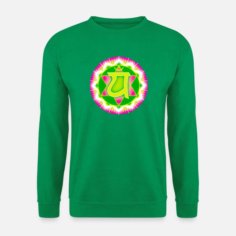 Herzchakra Anahata - Unisex Pullover - Kelly Green