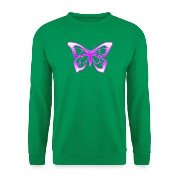 Papillon - Sweat-shirt Unisexe - vert - Devant