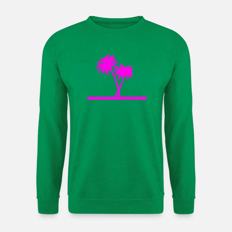 Palm trees - Unisex Sweatshirt - kelly green