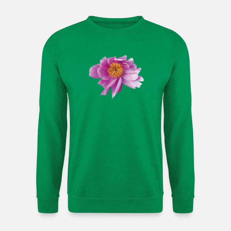 Peony_Dancing_in_Wind - Unisex Pullover - Kelly Green