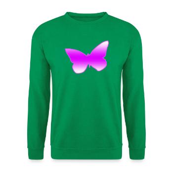 Papillon - Sweat-shirt Unisexe - vert - Devant