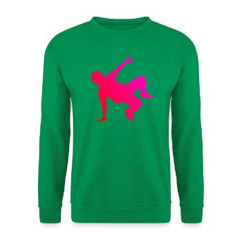 Geschenkidee für einen Breakdancer mit Streetdance - Unisex Pullover - Kelly Green - Vorne