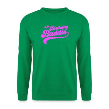 Birthday villain - Unisex Sweatshirt - kelly green - Front