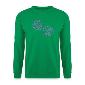 krake_2 - Unisex Sweatshirt - kelly green - Front