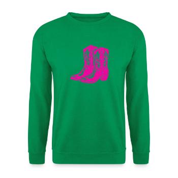 Stiefel - Unisex Pullover - Kelly Green - Vorne