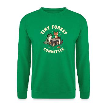 Small Forest Committee: Tiny Forest - Unisex Sweatshirt - kelly green - Front