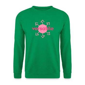 vielseitig - Unisex Pullover - Kelly Green - Vorne