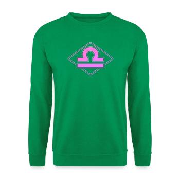 Sternzeichen Waage - Unisex Pullover - Kelly Green - Vorne