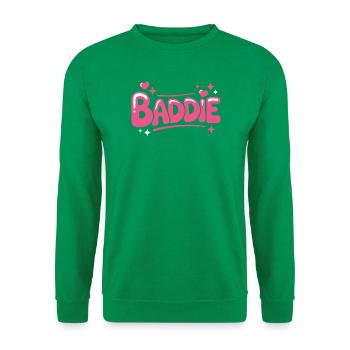 Baddie Aesthetic Böses Mädchen Bad Girl Baddie - Unisex Pullover - Kelly Green - Vorne