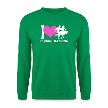 Square Dance - Unisex Pullover - Kelly Green - Vorne