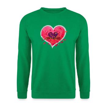 Schenke Liebe - Sonja von Staden - Unisex Pullover - Kelly Green - Vorne