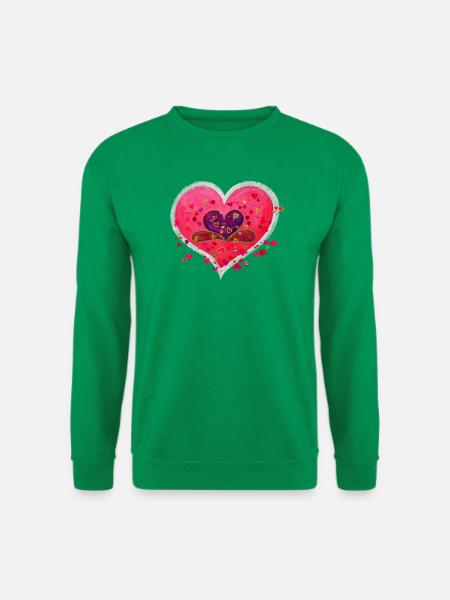 Schenke Liebe - Sonja von Staden - Unisex Pullover - Kelly Green