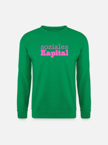 Soziales Kapital pink - Unisex Pullover - Kelly Green
