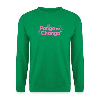 Panga No Changa – Pink Queen Einstellung - Unisex Pullover - Kelly Green - Vorne