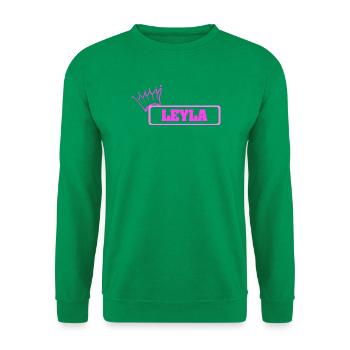 Geschenk für Leyla - Unisex Pullover - Kelly Green - Vorne