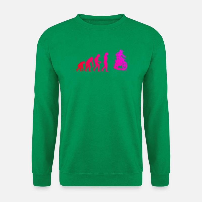 Motocross Power Motocross Design - Unisex Pullover - Kelly Green