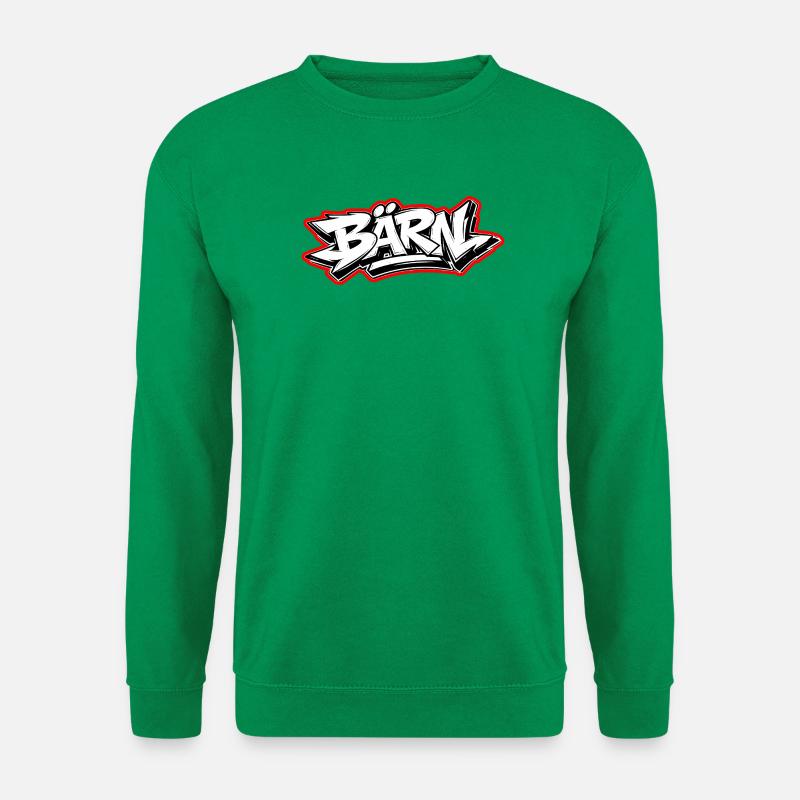 Bern Graffiti - Unisex Pullover - Kelly Green