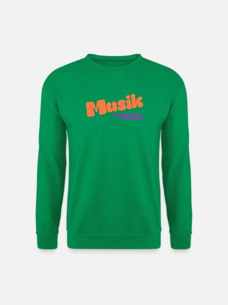 relativ beliebte Musik - Unisex Pullover - Kelly Green