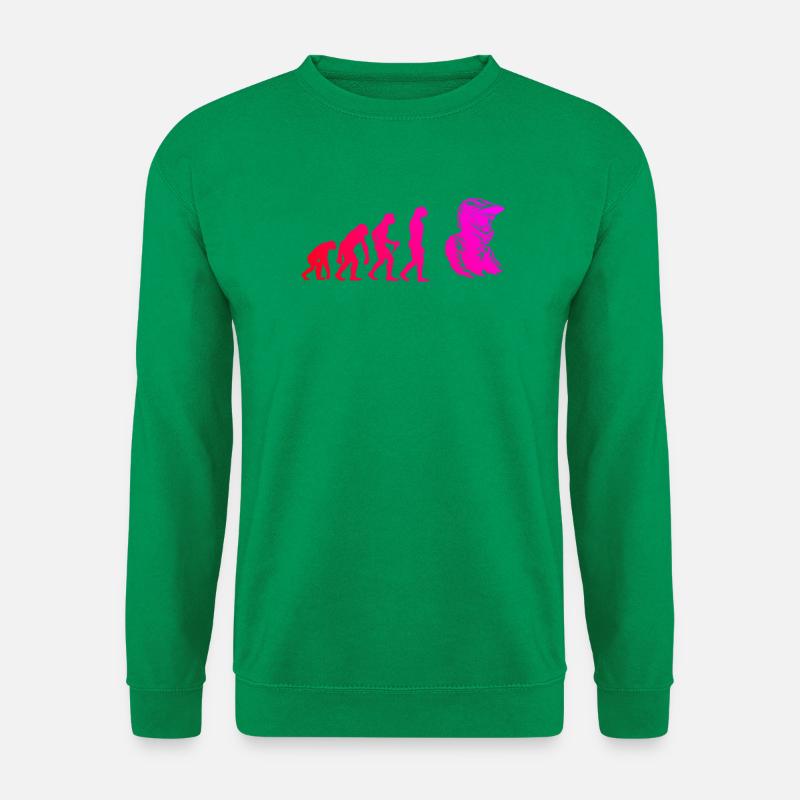 Klare Motocross Botschaft - Unisex Pullover - Kelly Green
