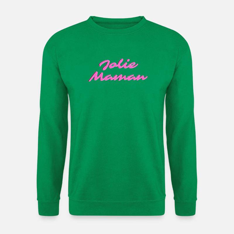 Hübsche neonrosa Mama - Unisex Pullover - Kelly Green
