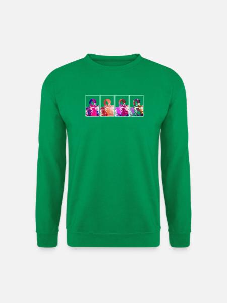 Flamingos - Unisex Pullover - Kelly Green