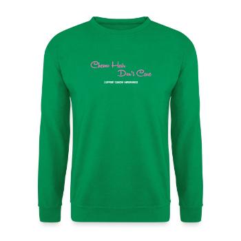Lungenkrebs Krebs Krebs-Überlebender Krebs stinkt - Unisex Pullover - Kelly Green - Vorne