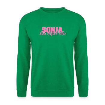 Frau Sonja - Unisex Pullover - Kelly Green - Vorne