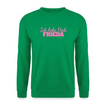 Liebe Fri - Unisex Pullover - Kelly Green - Vorne