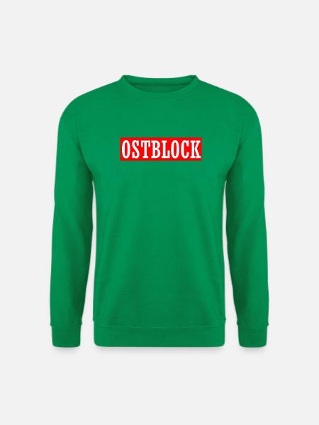 osten ostblock ossi ddr mauer retro vintage shirt - Unisex Pullover - Kelly Green