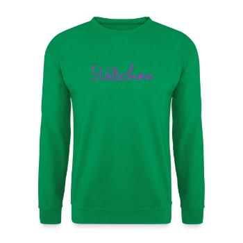 STÖßCHEN, PARTY, GESELLIGKEIT, DAYDRINKING 🥂PINK - Unisex Pullover - Kelly Green - Vorne