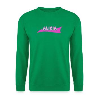 Geschenk für Alicia - Unisex Pullover - Kelly Green - Vorne