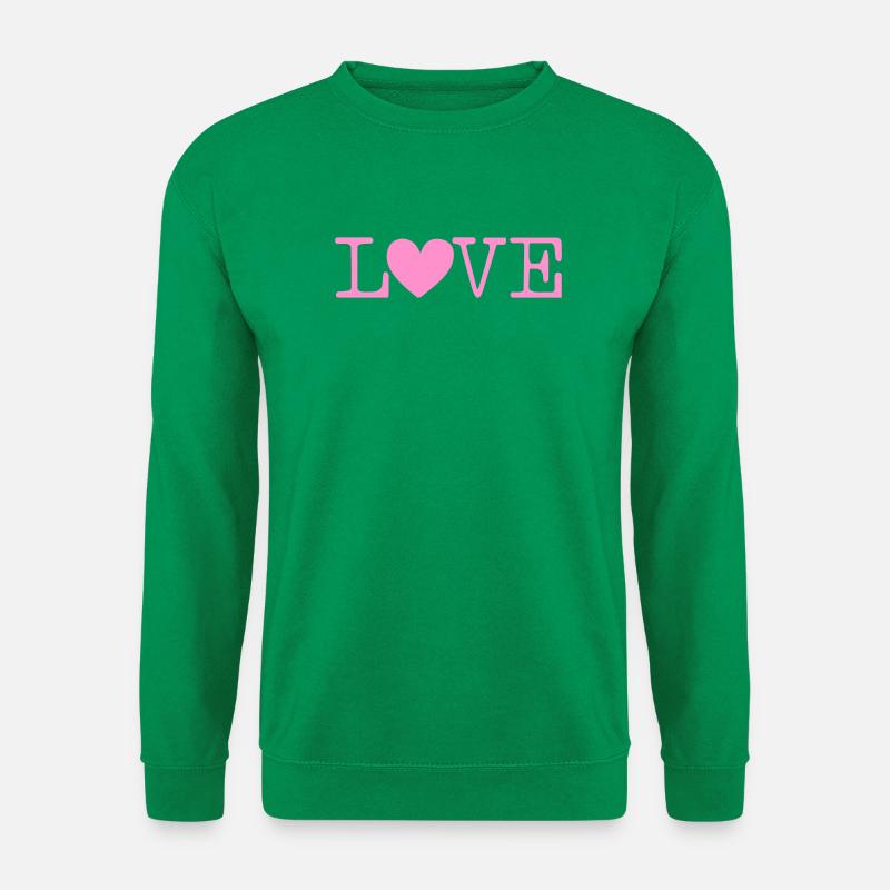 Love - Unisex Pullover - Kelly Green