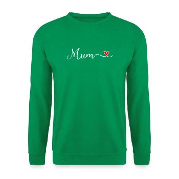 Mum - Unisex Pullover - Kelly Green - Vorne