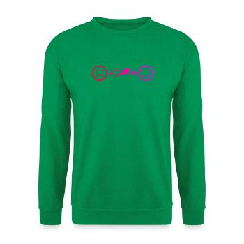 Gift idea for a diver with scuba diving - Unisex Sweatshirt - kelly green - Front