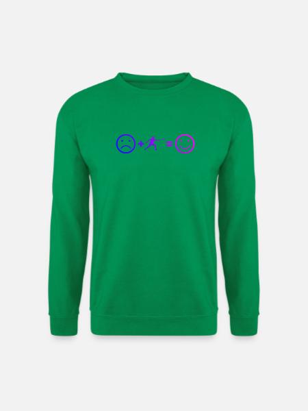Geschenkidee für einen Frisbee-Spieler mit Frisbee - Unisex Pullover - Kelly Green