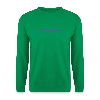 Hearts Line Icon - Unisex Sweatshirt - kelly green - Front