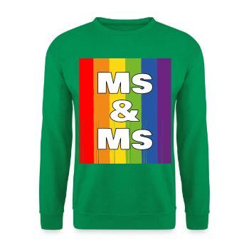 Frau & Frau Regenbogenstolz - Unisex Pullover - Kelly Green - Vorne