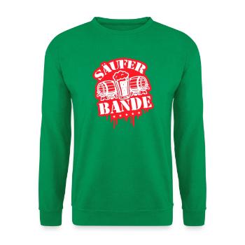 Säufer Bande Bier - Unisex Pullover - Kelly Green - Vorne