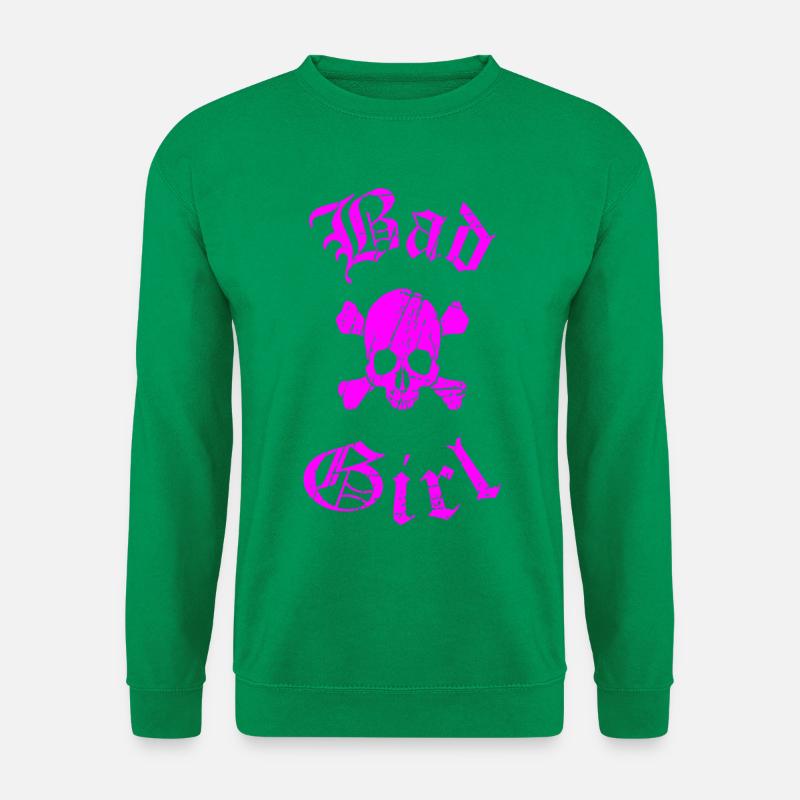Skull Custom Design - Unisex Sweatshirt - kelly green