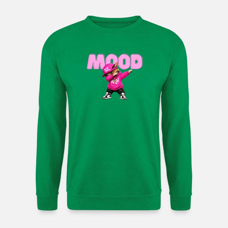 Mood Katze - Unisex Pullover - Kelly Green