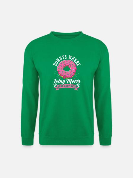 Donut Fastfood - Unisex Pullover - Kelly Green