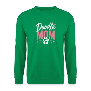 Doodle Mom Pfotenherz - Unisex Pullover - Kelly Green - Vorne