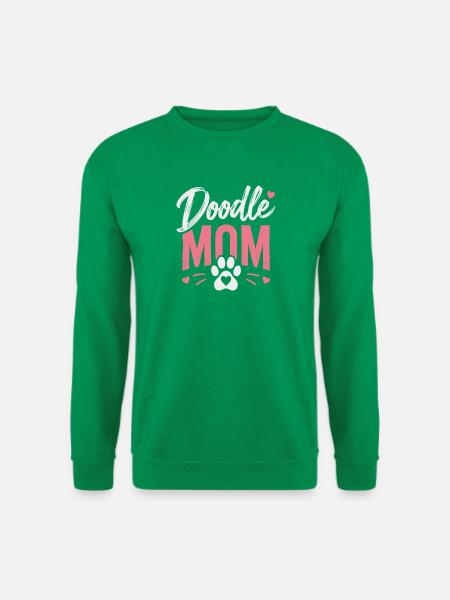 Doodle Mom Pfotenherz - Unisex Pullover - Kelly Green