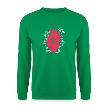 Kardiogramm Kardiographie Sonographie Ultraschall - Unisex Pullover - Kelly Green - Vorne