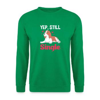 Springer Spaniel - Unisex Pullover - Kelly Green - Vorne