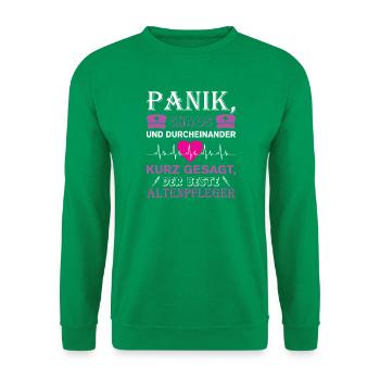 Altenpflege Pfleger Pflegepersonal Pflegekraft - Unisex Pullover - Kelly Green - Vorne