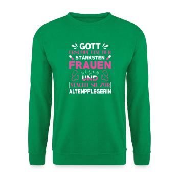 Altenpflege Pfleger Pflegepersonal Pflegekraft - Unisex Pullover - Kelly Green - Vorne